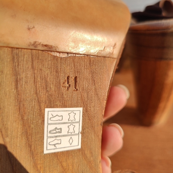 Laocoonte wooden platform block heels - Picture 9 of 9